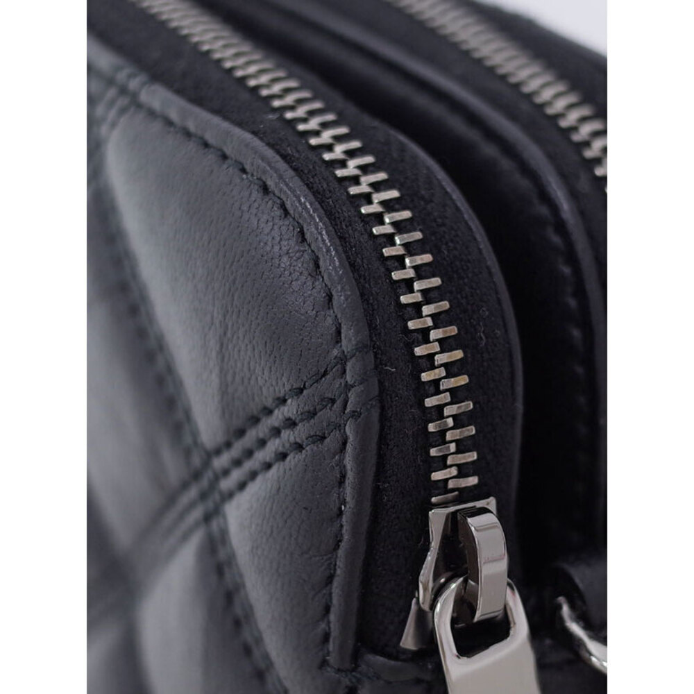 SAINT LAURENT Paris Saint Paris Becky Double Zip Clutch Shoulder Bag - Picture 8 of 9